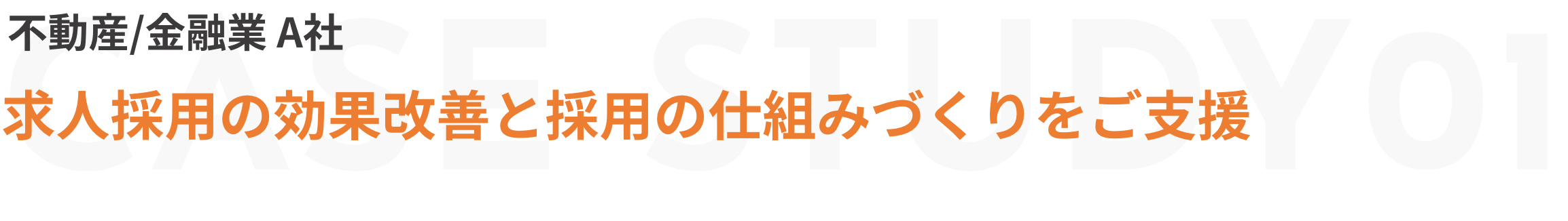 求人採用の効果改善と採用の仕組みづくりをご支援