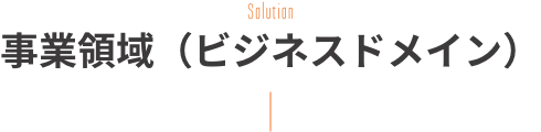 事業領域（ビジネスドメイン）